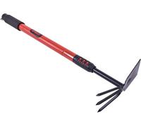 Amtech Telescopic Hand Fork Hoe Adjustable Garden Tool