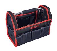 Amtech Tool Tote Bag, Open Tote Tool Bag with 19 Pockets for Electricians, T...