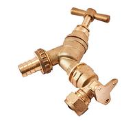 Am-Tech 1/2 x 3/4-inch Brass Tap with Hose Adaptor
