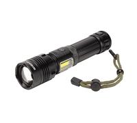 Amtech - USB Rechargeable Torch, Super Bright LED Torch Light, Powerful Torch with 7 Lighting Modes, Portable Flashlight for Home DIY, Work Spaces, and Emergency Use (10W)