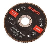 Amtech V0400 115mm 80 grit Flap disc