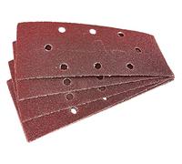 Amtech V4000 P60 Grit 1/3 Sheet Sander Set, 10 Piece Sanding Sheets, 93mm x 230mm Sanding Paper