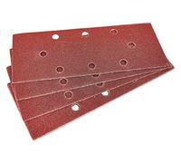 Amtech V4005 P80 Grit 1/3 Sheet Sander Set, 10 Piece Sanding Sheets, 93mm x 230mm