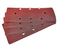 Amtech V4010 P120 Grit 1/3 Sheet Sander Set, 10 Piece Sanding Sheets, 93mm x 230mm Sanding Paper