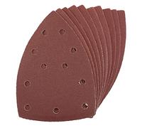 Amtech V4037 Hook and Loop Delta Sanding Sheets for Sander, 240 Grit, 150mm x 150mm x 100mm, 10pcs