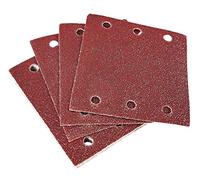 Amtech V4040 P60 Hook and Loop Square Sanding Sheets, 10 Piece Set, 110mm x 100mm Sanding Paper
