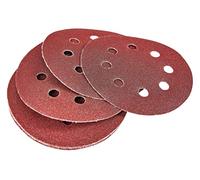 Amtech V4070 P120 Hook and Loop Orbital Sanding Sheets, 10 Piece Set, 115mm Diameter Sanding Paper