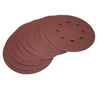 Amtech V4095 P240 Hook and Loop Orbital Sanding Sheets, 10 Piece Set, 125mm Diameter Sanding Paper