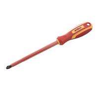 Amtech - VDE Insulated Pozi PZ3 Screwdriver - 1000V Rated for Electrical Work with CRV Steel Shaft - 150mm