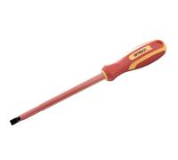 Amtech - VDE Insulated Slotted Screwdriver with CRV Steel Blade, 1000V Rated for Electrical Work, 6.5 x 150mm