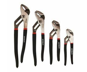 Amtech Waterpump Plier 4Pc 6" 8" 10" 12" Pipe Wrench Plumbers Pliers Heavy Duty W5350