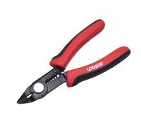 Amtech - Wire Stripper for Replacing or Repairing Wires, Bending, Shaping, and More, Home DIY, Multipurpose with 6 Stripping Stations, Lightweight and Portable, Comfortable Handle Grips (150mm)