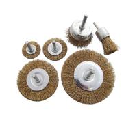 Amtech Wire Wheel Brush Set 6pk Amtech Multicolor