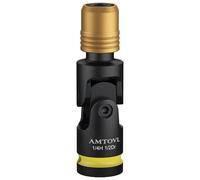 AMTOVL Impact to 1/4 Hex Converter - Universal Joint 1/2 INCH Drive Female to 1/4-Inch Hex Adapter for Ratchet Wrench Drivers, Impact Bit Holders, Quick-Change Chuck