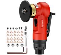 AMTOVL Pneumatic Chamfering Tool - Mini Air Chamfer Tool with 10 C-Angle & 10 R-Angle Blades, 45° 30000 RPM Chamfering Tool for Metal and Wood with 1/4" Air Inlet