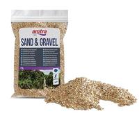 Amtra Amber Fine - Aquarium sand, freshwater and marine aquarium bottom, natural, non-toxic, 1-2MM/2KG