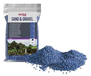 Amtra Blue Ceramized Quartz - Fine Quartz Aquarium Sand for Freshwater or Saltwater 2-3mm Grit 5kg Quantity
