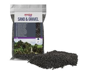 Amtra Fine Black Ceramized Quartz 1,6-2Mm, Natural Background for Freshwater Aquariums