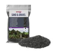 Amtra Fine Brilliant Black Sand Aquatic Accessories, 4 mm