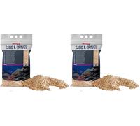 Amtra Gravel Aquarium Ornaments, 10 kg,Amber (Pack of 2)