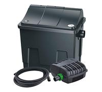 Amtra Pond Biofilter Set 6000 - Filter Kit, Pond Pump 2500 l/h and UVC Sterilizer Lamp with Cleaning Hose Included
