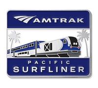 Amtrak Pacific Surfliner Route Collector Edition Cloisonne Lapel Hat Pin Blue
