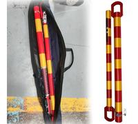 AMUFJJ Anti-Collision Tow Bars for Flat Towing, Steel Bumper-Mounted Universal Towing Bar Pole with Two-Way Cushioning for Car/Trailer/Truck(Load 20 tons)