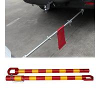 AMUFJJ Commercial Removable Tow Bar 3t/5t/8t/20t/50t, Anti-Rear-End Collision Towbar Towing Pole Hitch for Factory/Auto Repair Store, with Two-Way Cushioning(Load 50t)
