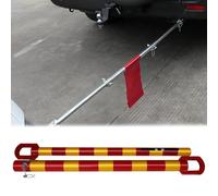 AMUFJJ Commercial Removable Tow Bar 3t/5t/8t/20t/50t, Anti-Rear-End Collision Towbar Towing Pole Hitch for Factory/Auto Repair Store, with Two-Way Cushioning(Load 20t)