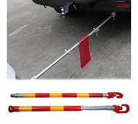 AMUFJJ Commercial Removable Tow Bar 3t/5t/8t/20t/50t, Anti-Rear-End Collision Towbar Towing Pole Hitch for Factory/Auto Repair Store, with Two-Way Cushioning(Load 6t)