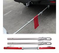 AMUFJJ Commercial Removable Tow Bar 3t/5t/8t/20t/50t, Anti-Rear-End Collision Towbar Towing Pole Hitch for Factory/Auto Repair Store, with Two-Way Cushioning(Load 3t)