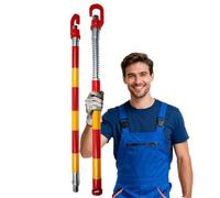 AMUFJJ Hard Tow Bar Towing Pole, Car Rear Collision Prevention Trailer Spring Cushioning Poles Rod, Household Towbar Hitch for Emergency Breakdown(Load 6ton)