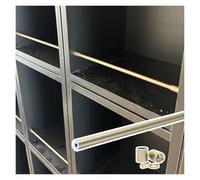 AMUFJJ Modern Shelf Rail Fence Set Gold, Closet/Shoe/Bathroom Rack Decorative Guard Rail Enclosure 16" 20" 24" 36" 38", Prevent Falling Barrier Rod(15 pcs,34in (86cm))