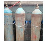 AMUFJJ Propane Tank Bracket Gas Cylinder Holder, Steel Wall Mount Small Oxygen Tank Carrier, Workshops/School/Hospital Cylinder Shelf with Screws(3 Bottles length 37 2/5"(95cm))
