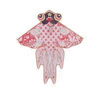 AMULONG Kites for Parties, 55" Goldfish Huge Kite Easy To Fly,With Tail For Beach Trip Park Family Outdoor Games Activities Beach(C,100M)