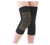 AMULONG Knee Brace Easy Pull-On Women's Men's Elastic Warm Compression Sleeve Knee Pads For Volleyball Dance Sports Professional Knee Sleeve,Running(Black-Short,L)