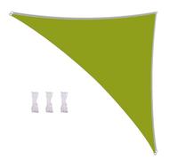 Amunpitic Garden Sail Canopy 5x5x7.1m, Triangle Sun Sail Shade with Fastening Rope, Waterproof, Easy to install, Right Angle Garden Shade Sails Sunshade Awnings for Outdoor Patios