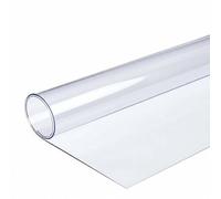 Amunpitic Transparent Table Cover 40x55cm, Clear PVC Vinyl Tablecloth, Dining Room Table Pad, Waterproof Clear Tabletop Cover, Non-Slip Desk Pad, Coffee Table Mat