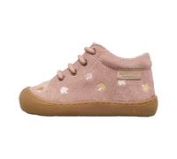 Amur Embroidered Suede Shoe - female - Naturino - Kids Sneakers - Pink - 24 EU - Kids 24 EU