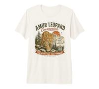 Amur Leopard Conservation Wildlife Save the Amur Leopard Premium T-Shirt