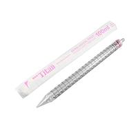 Amur Leopard Disposable Polystyrene Serological Pipettes Sterile Graduated Transfer Pipettes Individually Packaged for Laboratory, 100ml, 10pcs, Pink