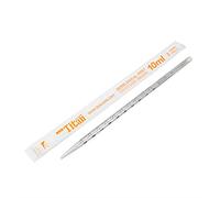 Amur Leopard Disposable Polystyrene Serological Pipettes Sterile Graduated Transfer Pipettes Individually Packaged for Laboratory, 10ml, 50pcs, Orange