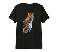 Amur Leopard Endangered Big Cat Premium T-Shirt