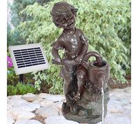AMUR Solar Pond Fountain The Rascal - Garden Decoration Outdoor Water Feature