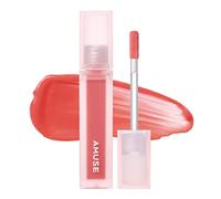 Amuse Dew Velvet Lip Tint Semi Matt Fresh Dewy Velvet Texture Korean Makeup Transfer-proof Non-sticky Lipstick Glossy Vegan 0.14 oz. 06 LIVELY ROSE