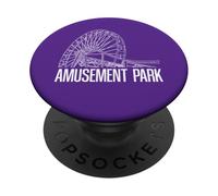 Amusement Park Ferris Wheel Roller Coaster Fun PopSockets Adhesive PopGrip