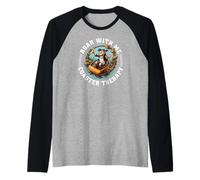 Amusement-Park Theme-Park Funfair Carnival Roller-Coaster Raglan Baseball Tee