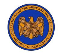 amusFlynnel Departments of The Army and The Air Force National Guard Bureau Sign 12"x12" Funny Decorative Metal Tin Sign Manhole Wall Poster PR-32