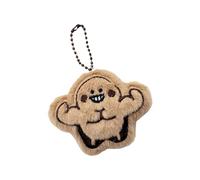 Amusing Cartoon Roach Shaped Plush Purse Charm for Adding Humor to Your Daily Bags Friendly and Practical Design Bag Charm