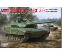 Amusing Hobby 35A062 Leopard 2 A-RC 3.0 4 Generation Main Battle Tank Scale 1:35 Model Building Plastic Kit